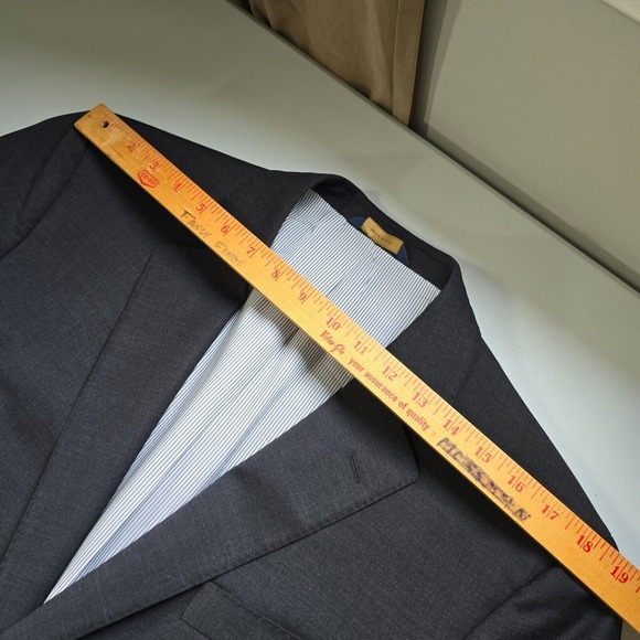 Brooks Brothers Sport Coat Mens 44L Gray Explorer Fitzgerald Fit Business Casual - Picture 12 of 15
